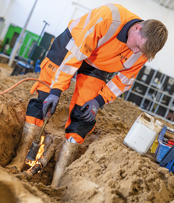 leerling BBL-opleiding laagspanningsdistributie